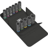 Wera impaktor jeu profond 1 05004841001 jeu d'inserts pour clés à douille 1 2 11 pièces