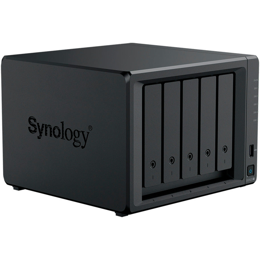 Synology diskstation ds1525+ nas (noir, 2x LAN, USB)