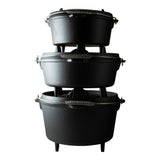 The Windmill Dutch Oven Poêle de cuisson 4,5 qt (noir, ø 25,5 cm | 3,8 litres)