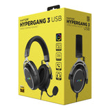 Hator hypergang 3 usb over-ear gaming headset (zwart, rgb, 7.1 virtual surround, usb bluetooth)