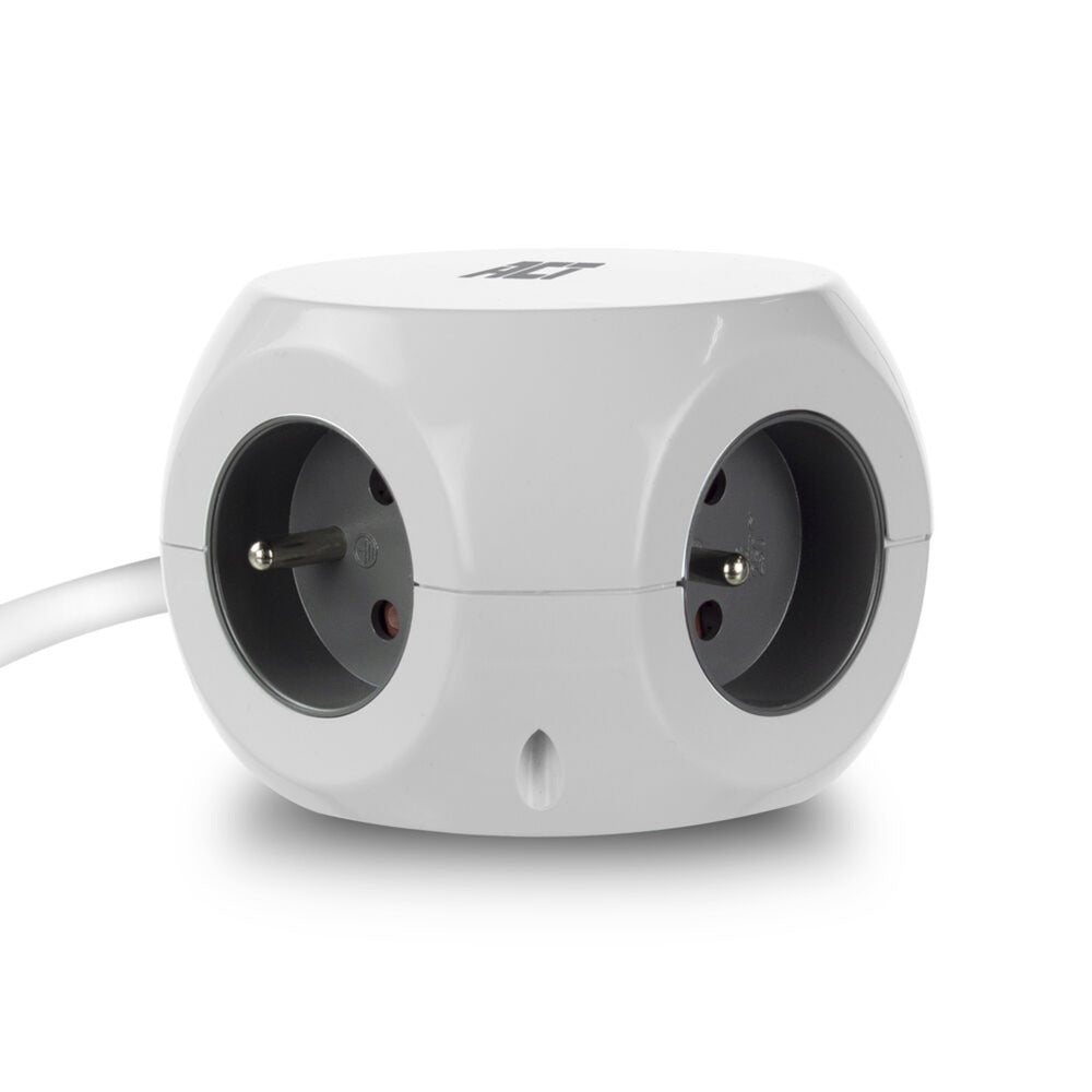 Cube multiprise de connectivité Act avec 3 prises, 30w d