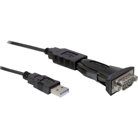 Delock USB > adaptateur série (noir, 0,8 mètres)