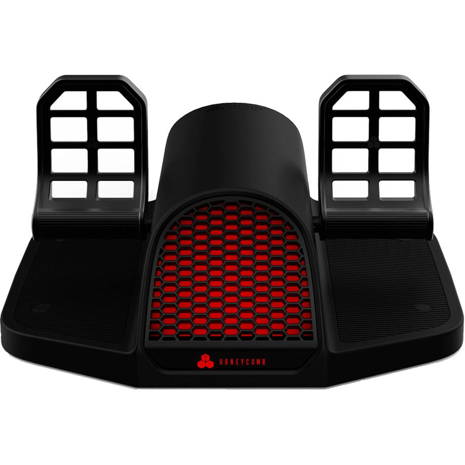 Pédales de gouvernail Charlie Aeronautical Honeycomb (noires)