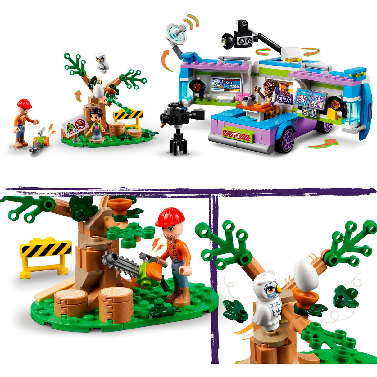 Lego Friends - Jouet de construction News Van (41749)