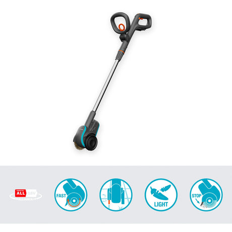 Gardena Easyweed Battery-Square Brush 1800 18V P4A Solo