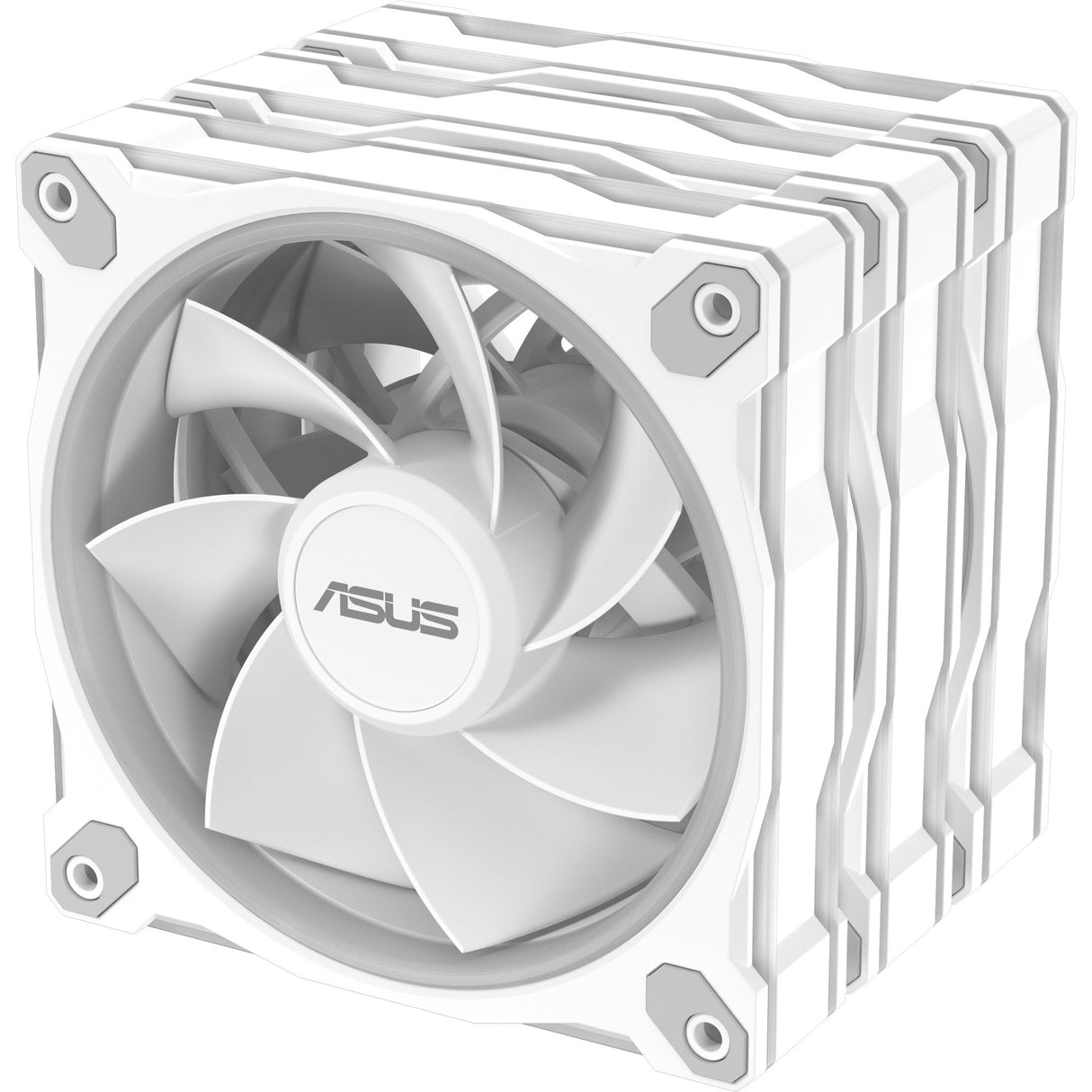 Asus prime mr120 argb reverse fan - triple pack ventilateurs de boîtier (blanc, 3 pièces, 120 x 120 x 28 mm, 3 pièces)