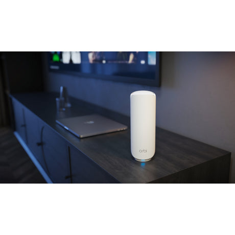 Routeur maillé satellite d'extension WiFi 7 mailles double bande Netgear Orbi série 370 (blanc)