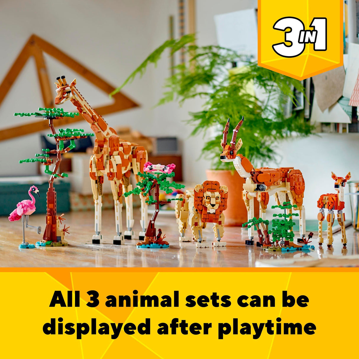 Lego Creator 3en1 Animaux de safari - 31150