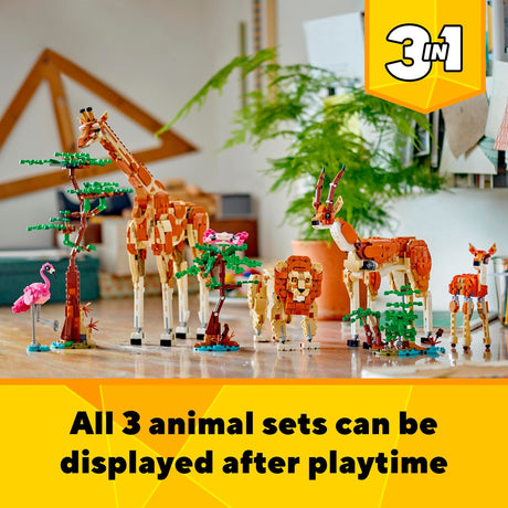 Lego Creator 3en1 Animaux de safari - 31150