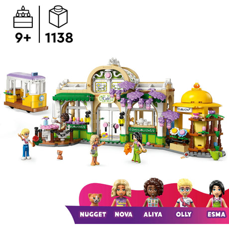 Ensemble de construction Lego ® Friends, un café aux plantes et un magasin de fleurs - 42671