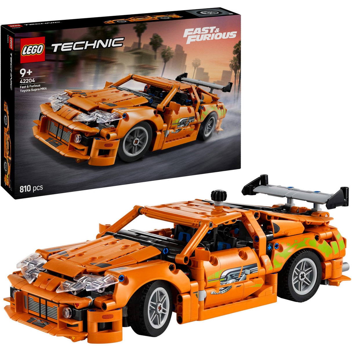 Lego technic 42204 rapide et furieux toyota supra mk4