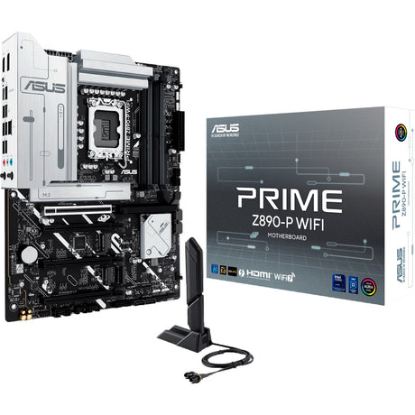 Carte mère Asus Prime Z890-P WiFi Socket 1851 (RAID, 2,5 Go-LAN, WiFi 7, BT, Son, ATX)