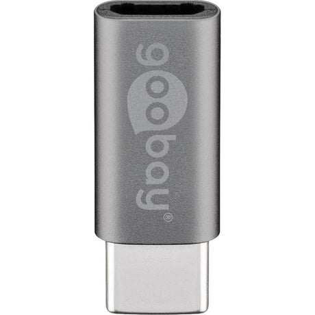 Adaptateur Goobay USB-C vers micro-USB (gris)