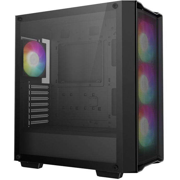 Boîtier tour midi Deepcool CC560 Mesh V2 (noir | 2x USB-A | RVB | Fenêtre)