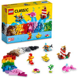 Lego classic - jouets de construction créatifs amusants en mer (11018)