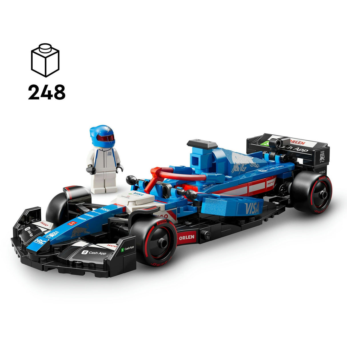 Lego Speed Champions 77246 Application Visa Cash Rb Vcarb 01 Voiture de course F1