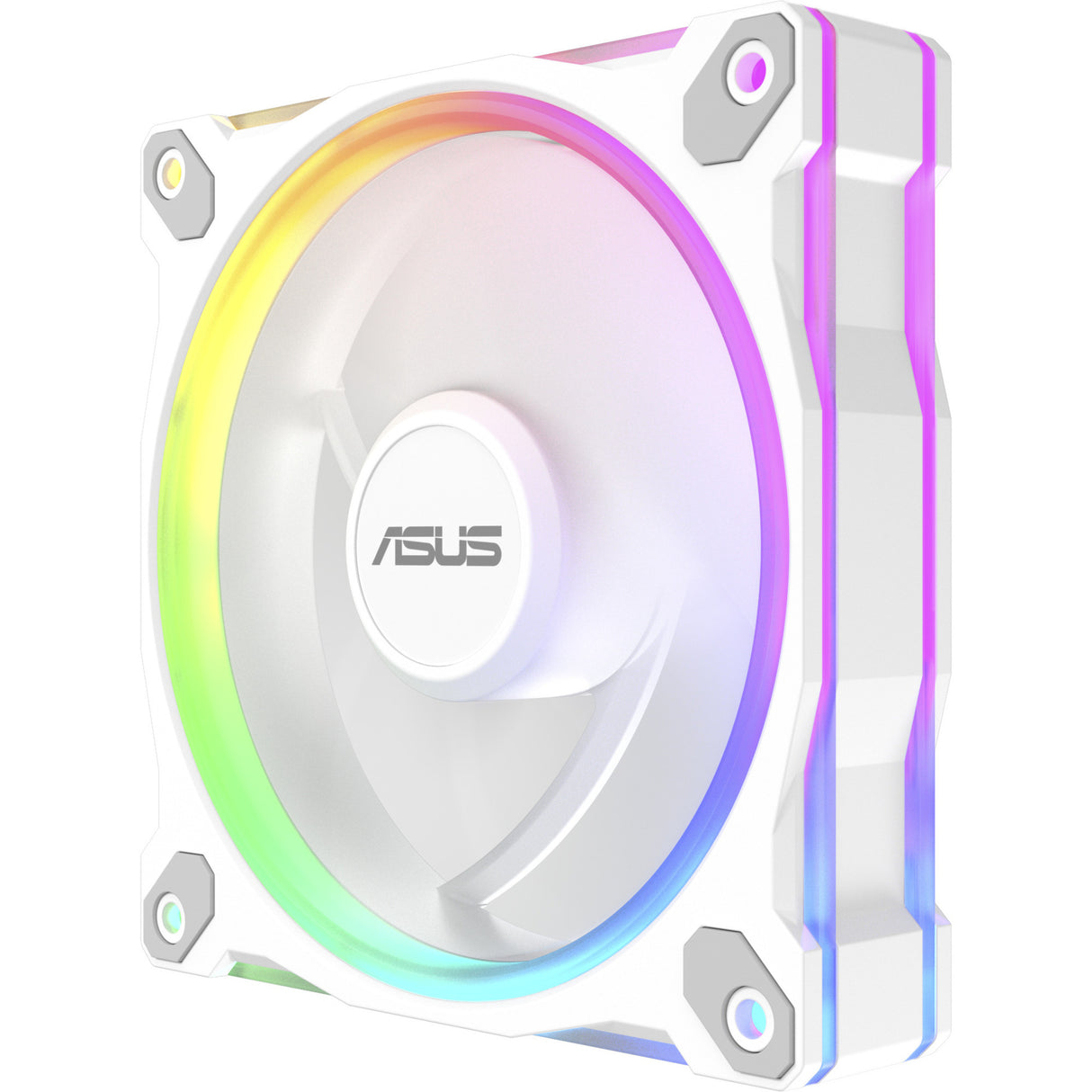 Asus prime mr120 argb reverse fan - triple pack ventilateurs de boîtier (blanc, 3 pièces, 120 x 120 x 28 mm, 3 pièces)