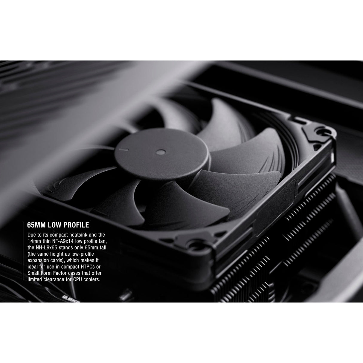 Refroidisseur de processeur Noctua nh-l9x65 chromax.black (noir, connexion PWM 4 broches)