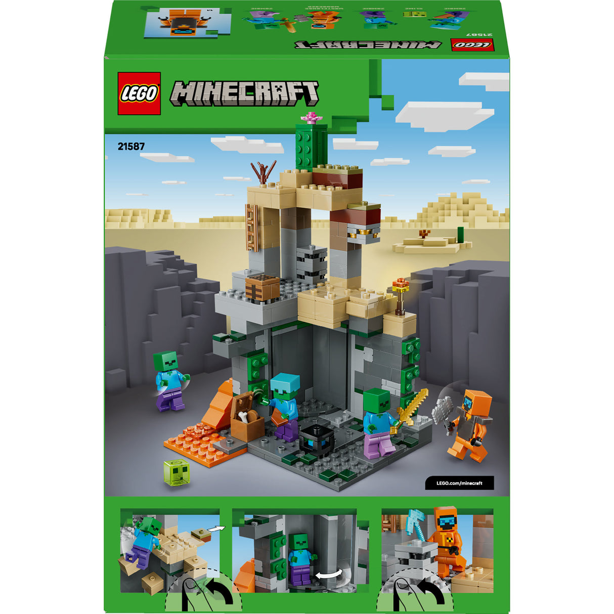 Lego minecraft 21587 donjon zombie