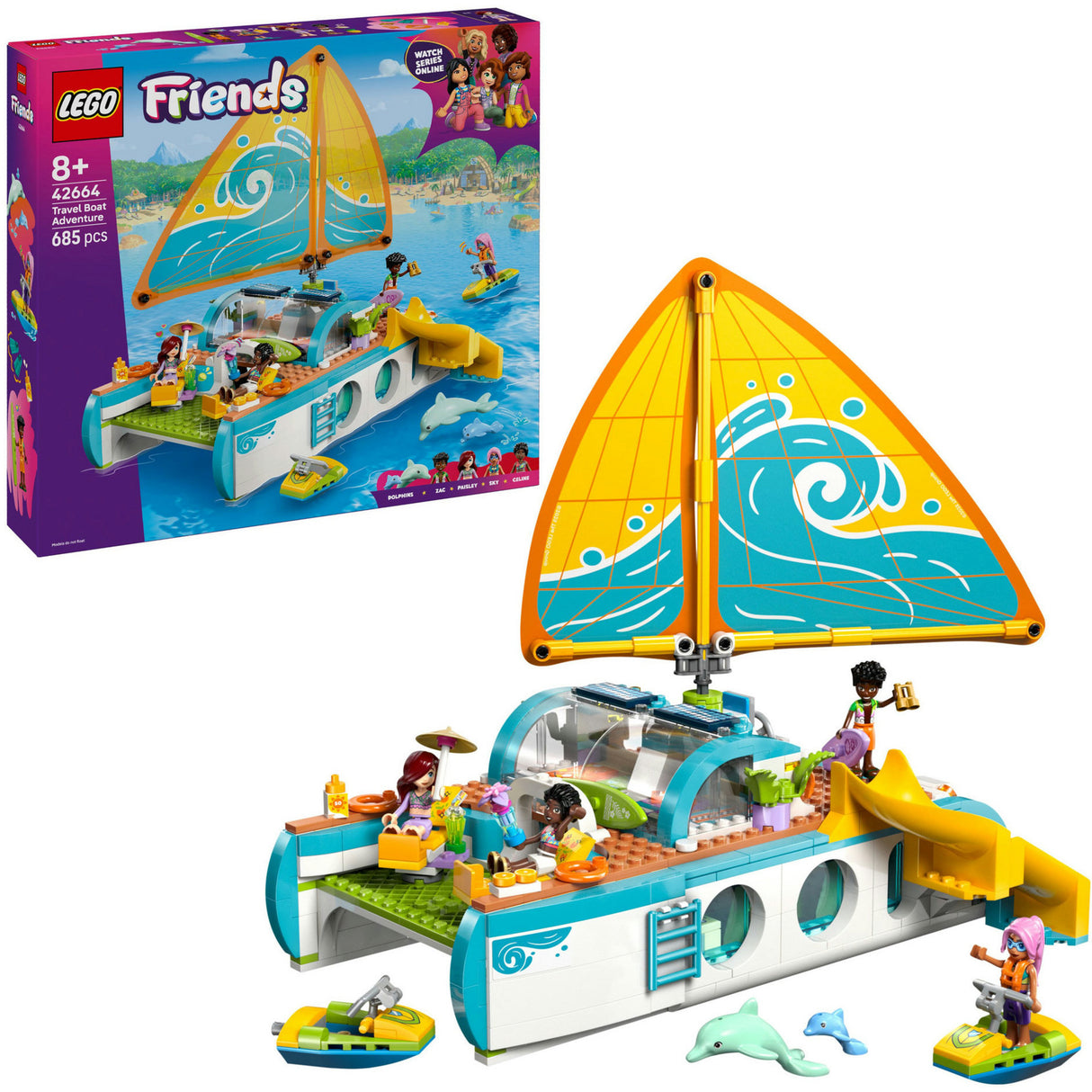 LEGO Friends 42664 aventure en bateau