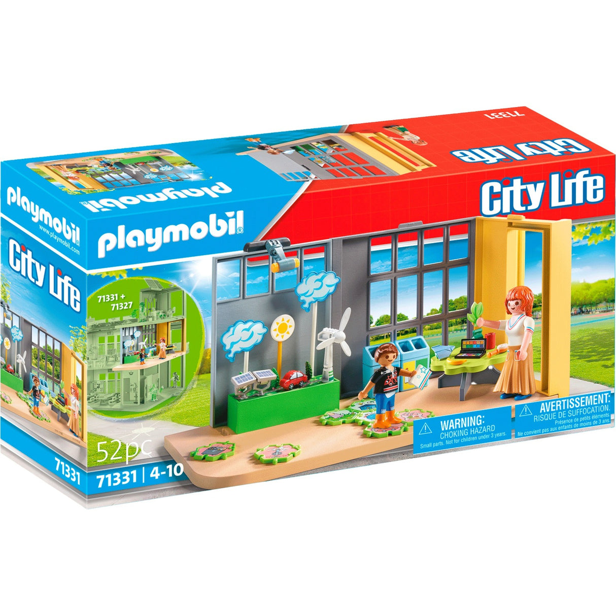 Playmobil city life - jouets de construction pour la science du climat (71331)