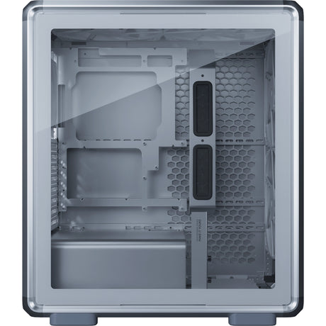Boîtier tour midi Cooler master masterframe 500 mesh argb (argent | 2x USB-A | 1x USB-C | RVB | verre trempé)