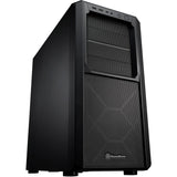 Boîtier tour midi Silverstone sst-sed1-b (noir | 2x USB-A | 1x USB-C)