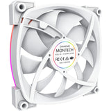Ventilateur de boîtier Montech rx140 pwm rgb (blanc, 140 x 25 x 140 mm, argb 3 broches)