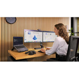 Kensington pro fit ergo kb675 eq tkl clavier rechargeable (noir, disposition ue (qwerty), membrane, 80% (tkl), bluetooth, 2.4 ghz)