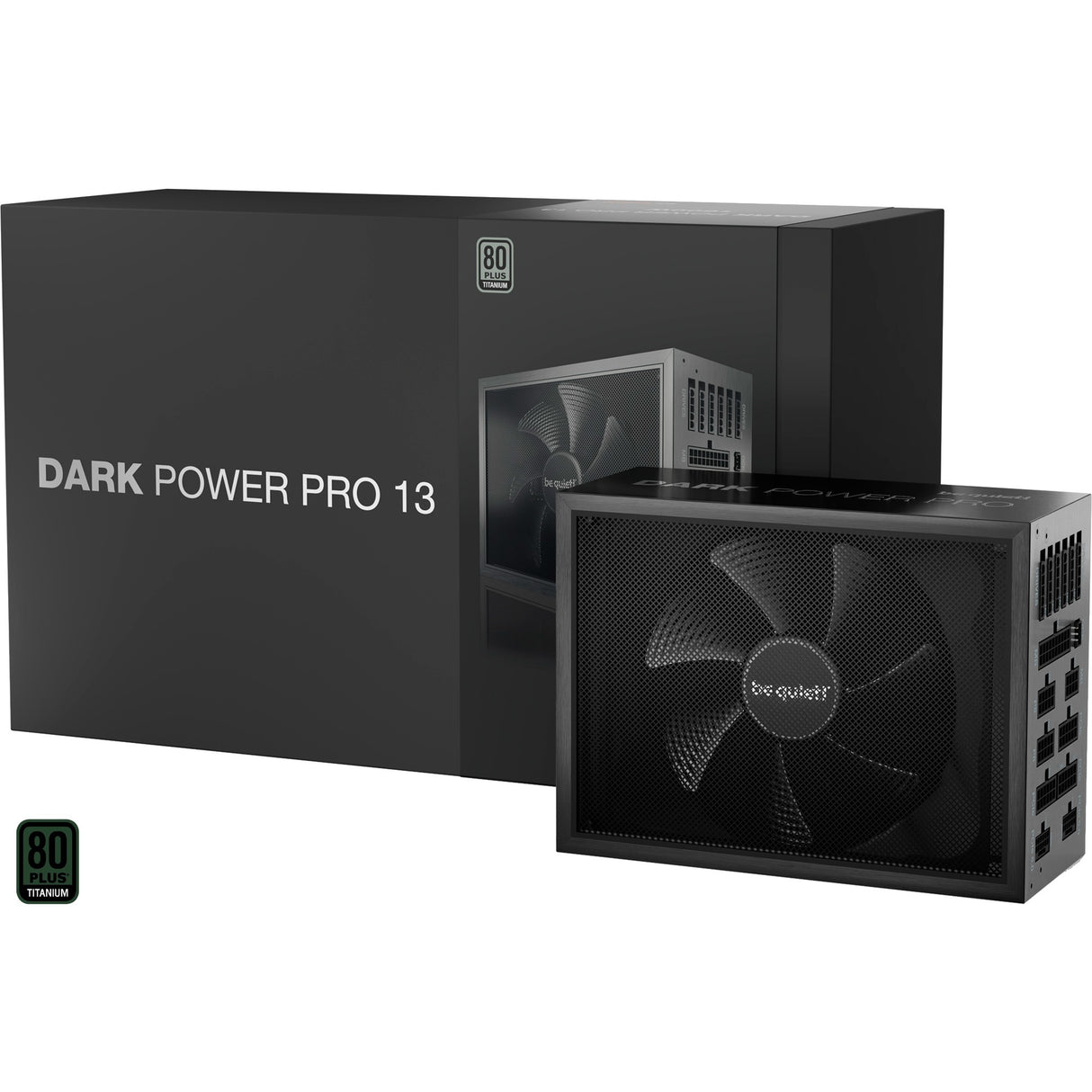 Soyez silencieux! Alimentation modulaire Dark Power Pro 13 de 1 300 watts (noir, 2x 12vhpwr, 6x PCIe)