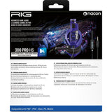 Nacon Rig 300 Pro HS Cosmic Over-Ear Gaming Casque (Violet, Playstation 4, Playstation 5, Windows, Nintendo Switch)