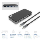 Station d'accueil Act Connectivité USB-C 4K MST