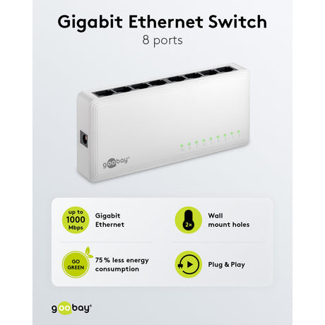 Switch réseau 8 ports