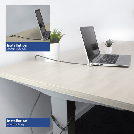 Verrou pour ordinateur portable act ac9030 gris 2000 mm