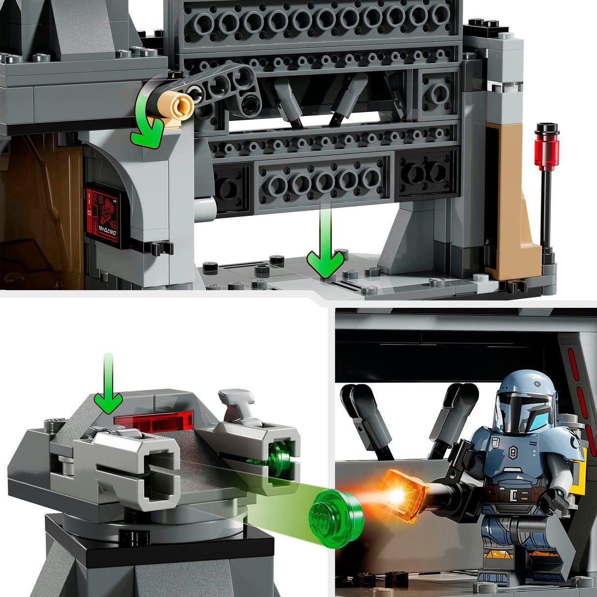 Lego Star Wars 75386 Paz Vizsla et Moff Gideon Duel