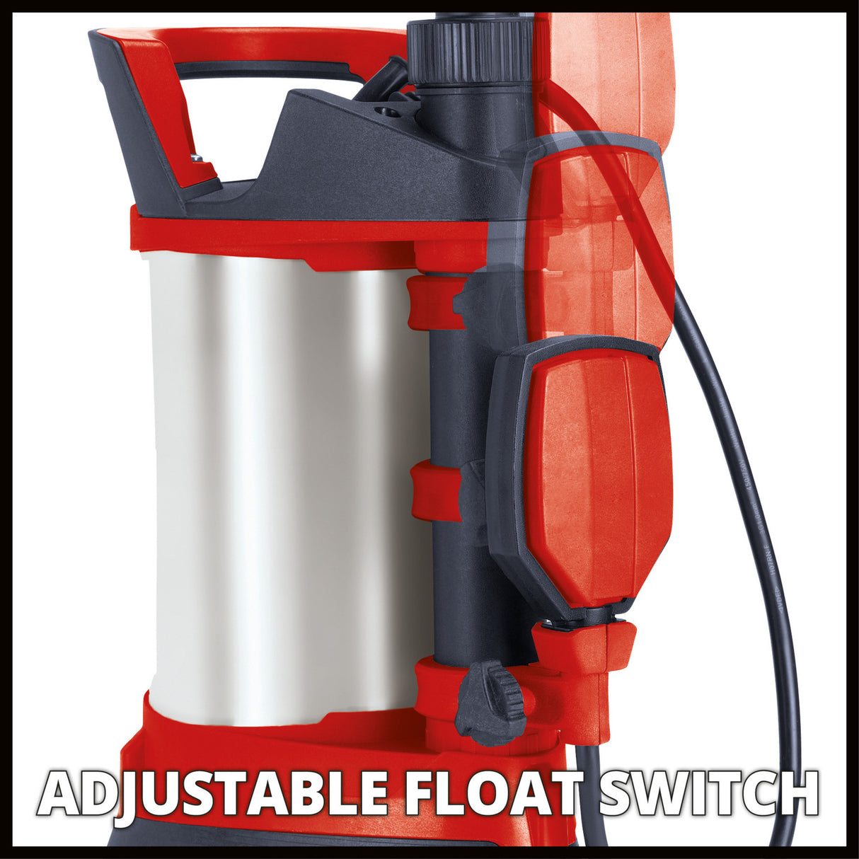 Einhell flutset ge-dp 7535 n ll eco pompe à eaux usées pompes submersibles et à pression (rouge noir)