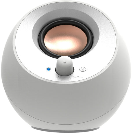 Enceinte PC Creative Pebble V3 (blanc, Bluetooth, USB-C, Aux)