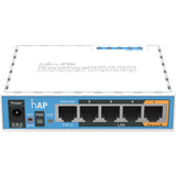 Mikrotik hap petit point d'accès domestique (rb951ui-2nd) (blanc, processeur qualcomm qca9531, poe, wifi 4)