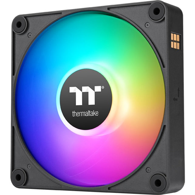 Thermaltake ct120 ex reverse argb sync pc cooling fan (3-fan pack) case fans (zwart, 3 stuks, 120 x 120 x 25 mm, pwm)