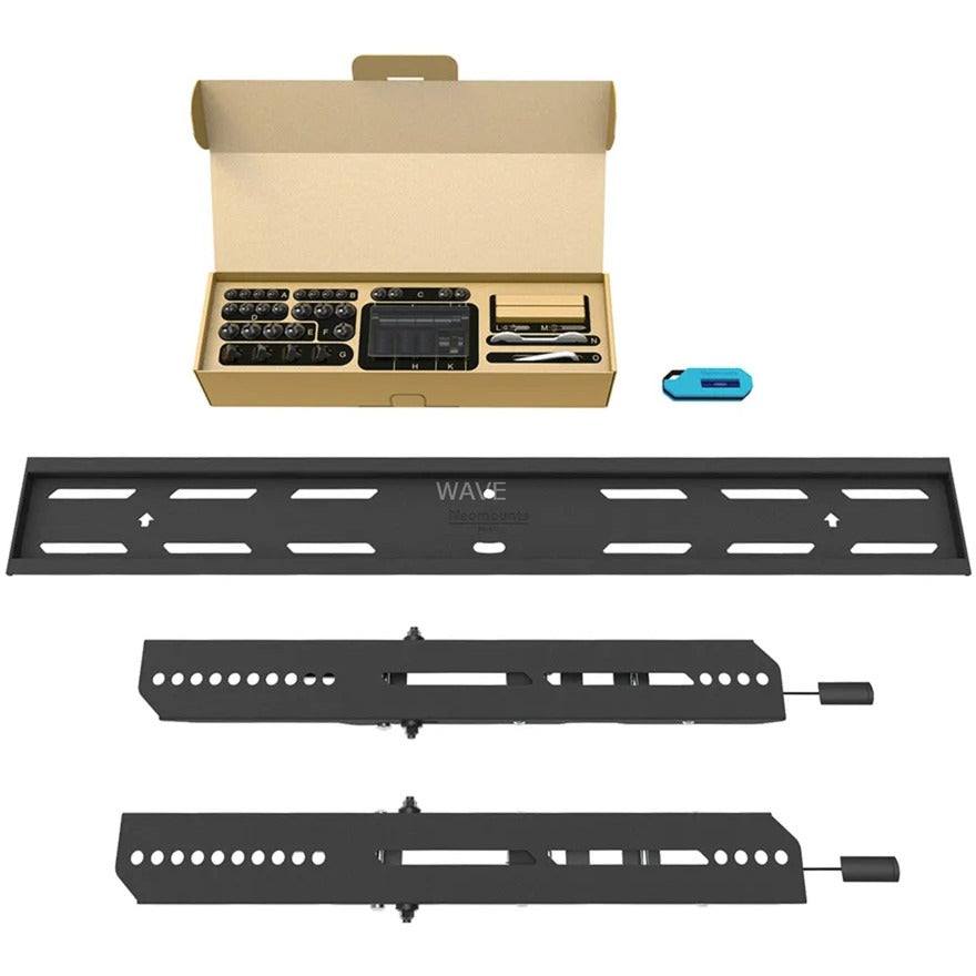 Neomounts > wl30s-850bl16 support mural pour écran sélectionné, fixe, 40 - 82, 600x400mm