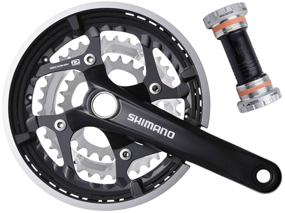 Manivelle Shimano fc-t551 3x10 vitesses 48 36 26