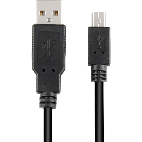Câble Sharkoon USB-A 2.0 > mini USB-B (noir, 3 mètres, double blindage)