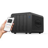NAS Terramaster F4-424 (noir, 1x RJ-45 2,5GBE, HDMI)