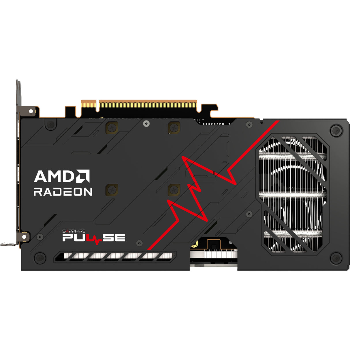 Carte graphique Sapphire Radeon RX 9060 XT Pulse 16 Go OC (noir rouge, 1x port d'affichage, 2x HDMI)