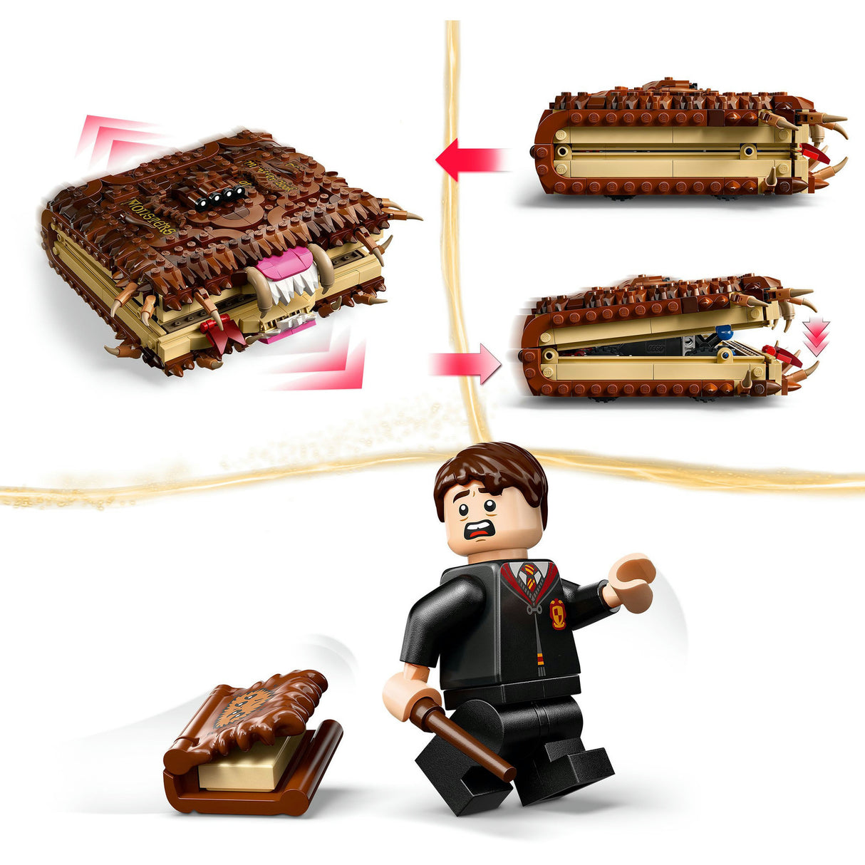 Lego Harry Potter le livre du monstre monstrueux - 76449
