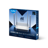 Routeur Cudy ax3000 2.5g wi-fi 6 mesh (blanc, wr3000h, mesh)