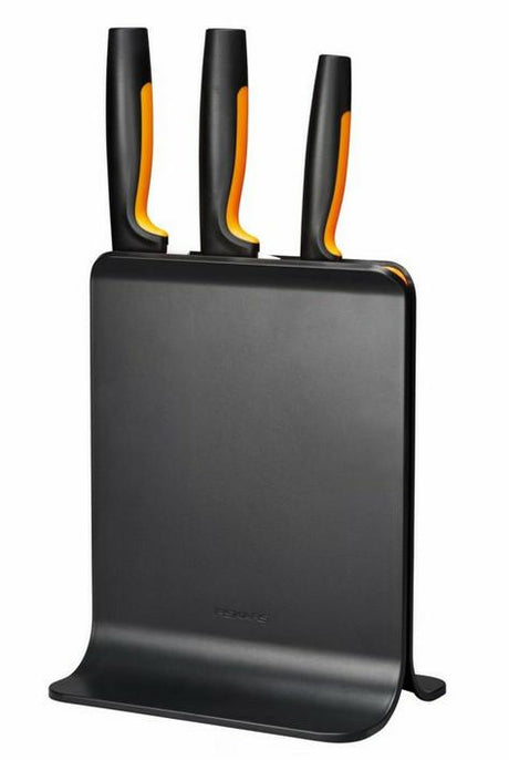 Fiskars Formal Form Plastic Knife Block avec 3 couteaux