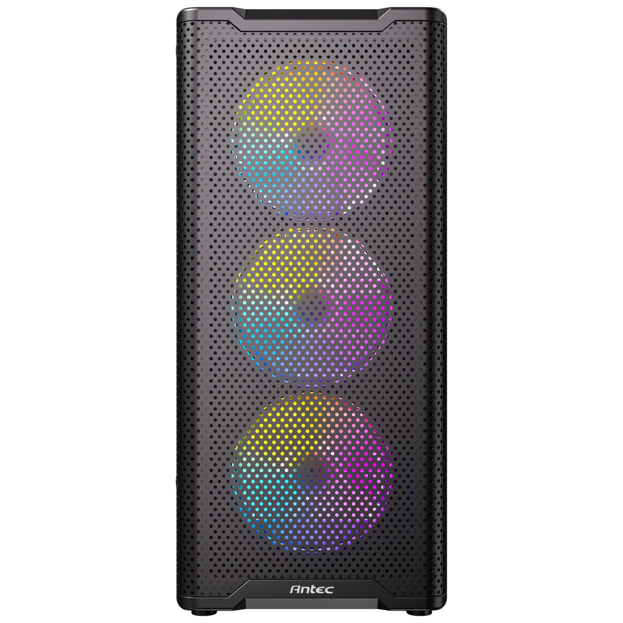 Boîtier tour midi Antec vx310 argb (noir | 3x usb-a | verre trempé)