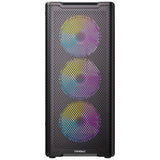 Boîtier tour midi Antec vx310 argb (noir | 3x usb-a | verre trempé)