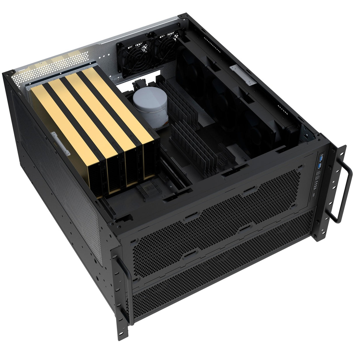 Boîtier rack Silverstone rm600 (noir)
